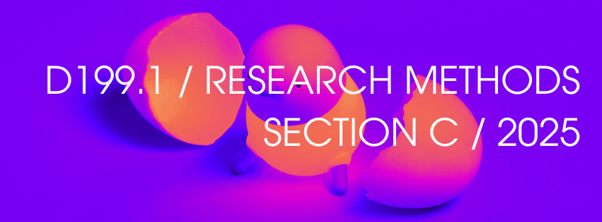 D 199.1 / Research Methods / Section C / 2025