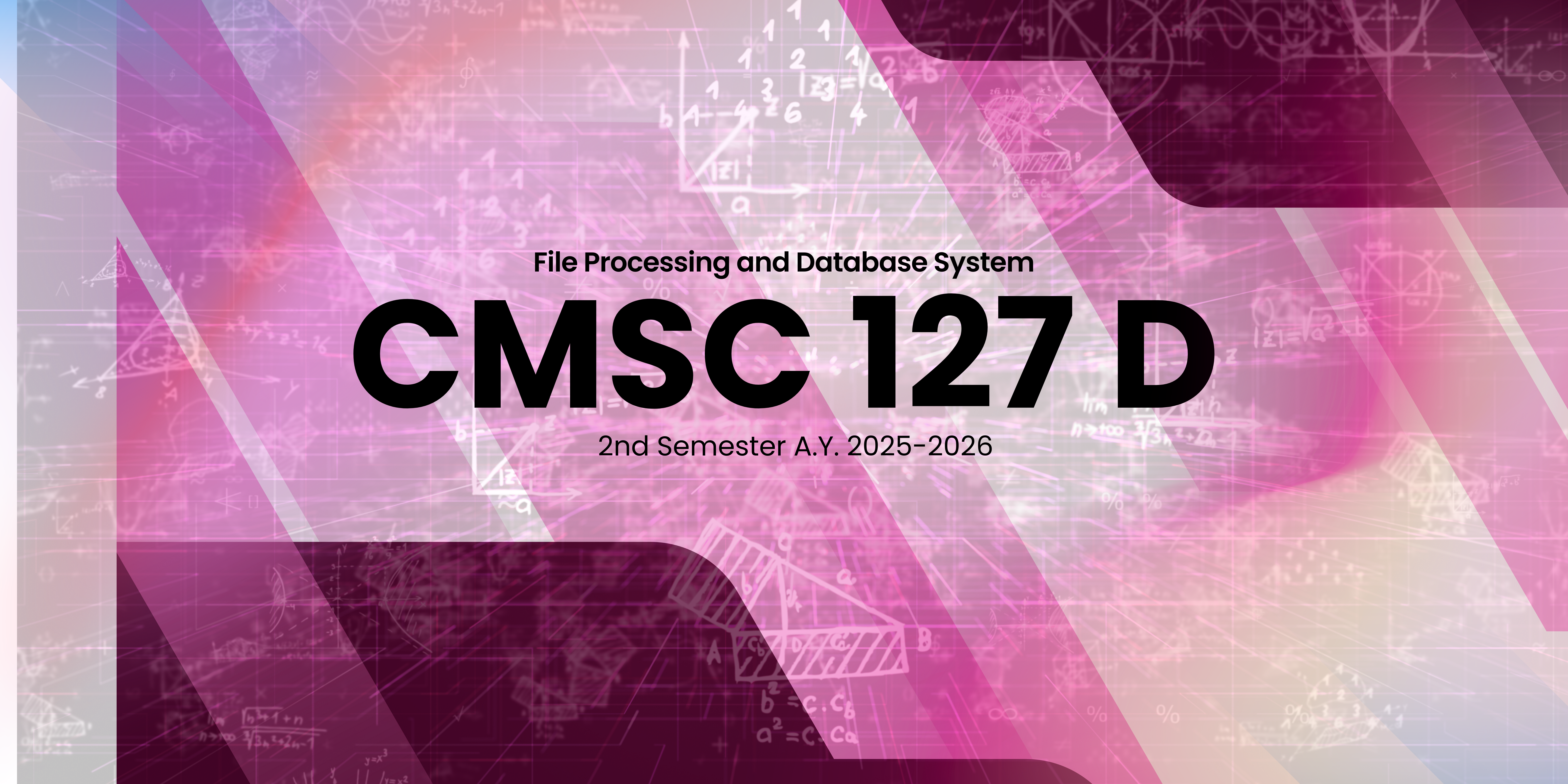 CMSC 127 D - File Processing and Database Systems (Sem 2 2024-2025)