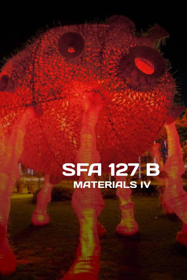 SFA127 B - Materials IV (TUE 9-12) - JV Villacin