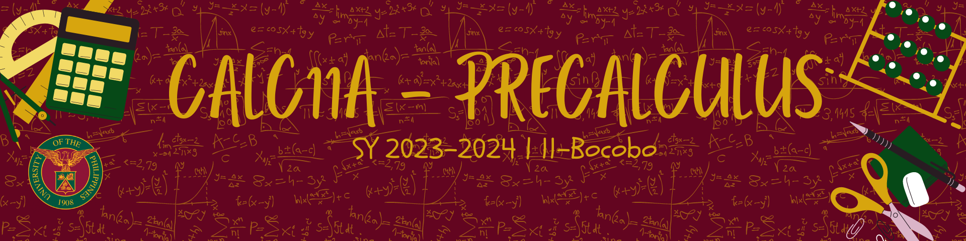 CALC 11A - Pre-Calculus | S1 2324 