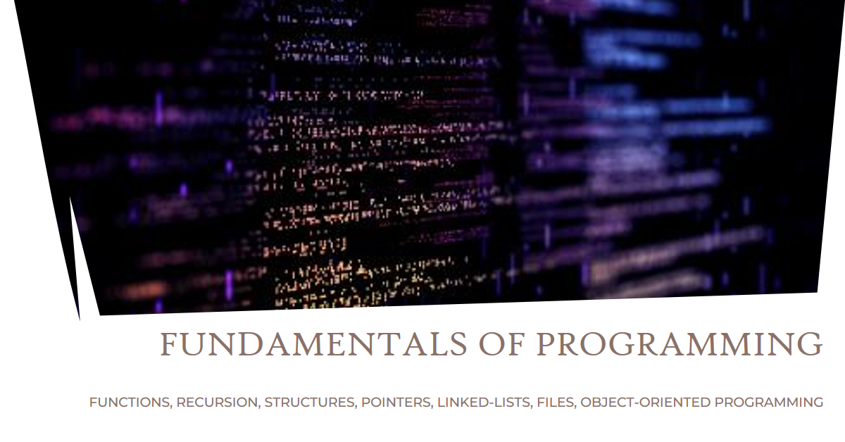 CMSC 21 C - FUNDAMENTALS OF PROGRAMMING (2023-2024)