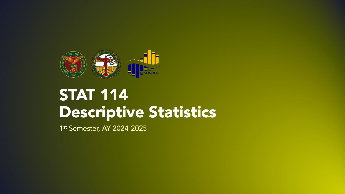 STAT 114 Descriptive Statistics (AY 24-25)